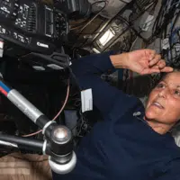 NASA astronaut and Boeing’s crew flight test pilot Suni Williams in the International Space Station’s Tranquility module, July 10, 2024. Credit: NASA Office of Communications.